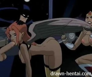 Justice League Hentai - two Squealing for Batman Dick