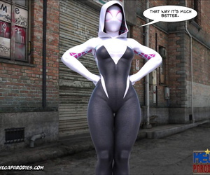 Mega parodieën strips collectie spider Gwen 3 Onderdeel 3