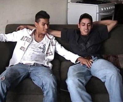 Hot latin guys suck each others pito and then fuck their tight culos with their