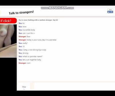 Omegle Girl Claims shes a Porn Star and Enjoys Making Guys Cum